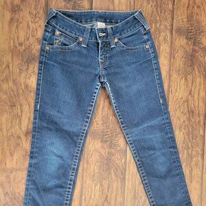 blue True Religion size 27 jeans